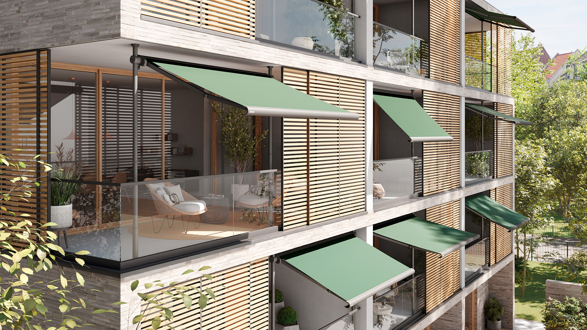markilux 900 Beste Aussicht für anspruchsvolle Balkone